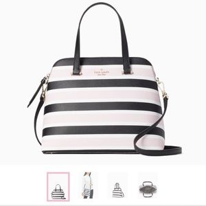Kate Spade Laurel Way Stripe Dome Bag (NWT)